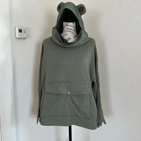 Modakawa Frog Sweatshirt | Color: Green | Size: M | Jessicastine01'S Closet
